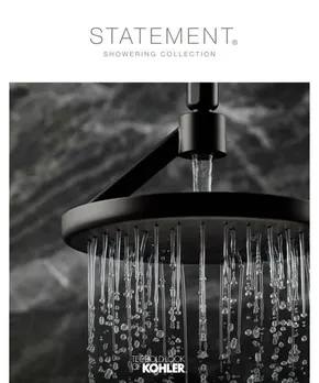 Catalogue Kohler Statement Showering Collection Trade 2026