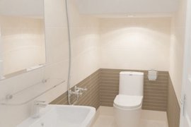 Bồn cầu nắp ngồi rơi êm cho bạn thoải mái hơn.