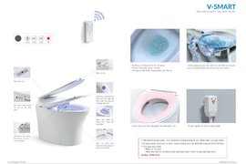 Bồn Cầu Điện Tử Thông Minh Viglacera Không Lo Mùa Đông Giá Lạnh