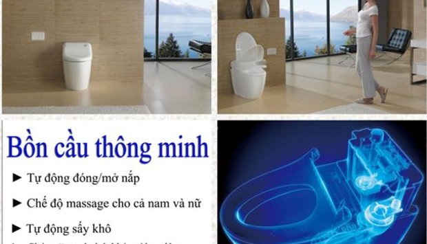 Bồn cầu khử mùi tự động bảo vệ sức khỏe gia đình bạn