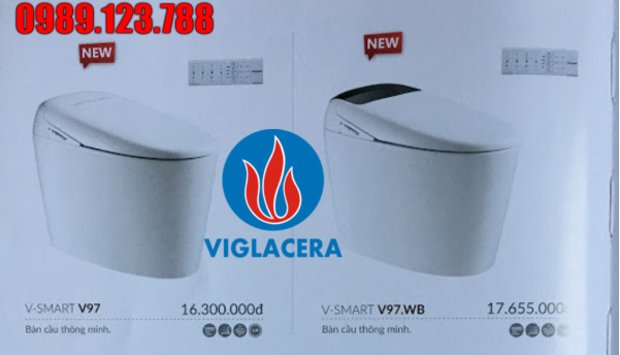 Mẫu Bồn Cầu Thông Minh Viglacera Mới Nhất Năm 2020