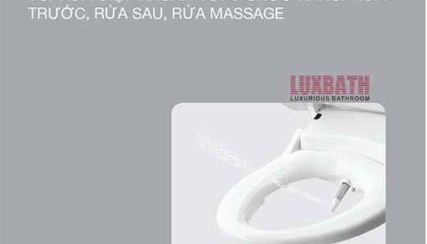 Bồn cầu xịt rửa tự động viglacera bán chạy nhất Luxbath