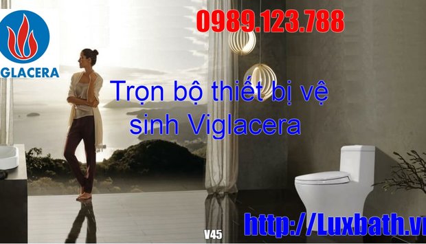 Combo Thiết Bị Vệ Sinh Viglacera Giá hơn 8 Triệu Đồng Tại Luxbath