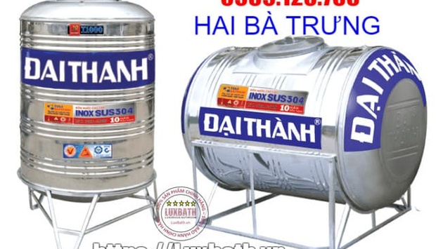 Bồn nước Tân Á Đại Thành giá rẻ nhất tại quận Hai Bà Trưng, Hà Nội
