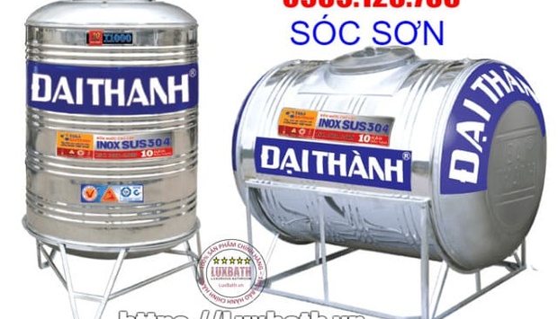 Bồn nước Tân Á Đại Thành giá rẻ nhất tại huyện Sóc Sơn, Hà Nội