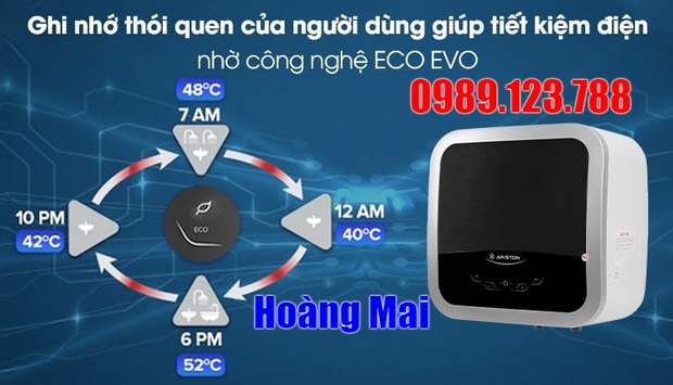 Bình Nước Nóng Ariston Công Nghệ Wifi Chính Hãng Giá Rẻ Tại Hoàng Mai