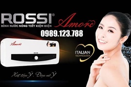 Tiết Kiệm điện với bình nước nóng Rossi Amore bạn không thể bỏ qua 