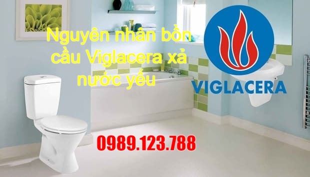 Nguyên Nhân Bồn Cầu Viglacera Xả Yếu