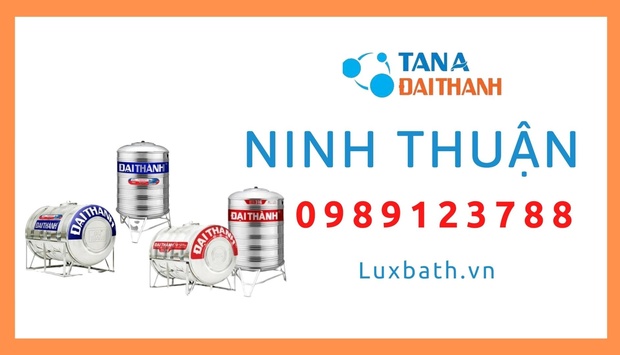 Đại Lý Cấp 1 Bán Bồn Nước Tân Á Đại Thành Tại Ninh Thuận