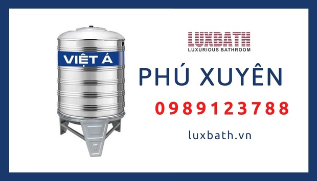 Đại Lý Bồn Nước Inox Việt Á Giá Rẻ Nhất Huyện Phú Xuyên, Hà Nội