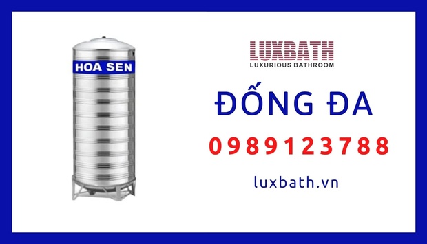 Đại Lý Bồn Nước Inox Hoa Sen Giá Rẻ Nhất Quận Đống Đa, Hà Nội