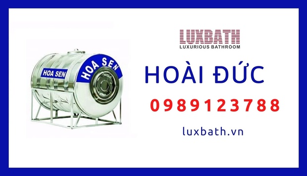 Đại Lý Bồn Nước Inox Hoa Sen Giá Rẻ Nhất Huyện Hoài Đức, Hà Nội