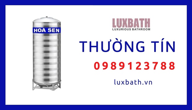 Đại Lý Bồn Nước Inox Hoa Sen Giá Rẻ Nhất Huyện Thường Tín, Hà Nội