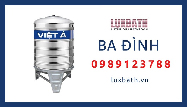 Bồn Nước Inox Việt Á Giá Rẻ Nhất Quận Ba Đình, Hà Nội