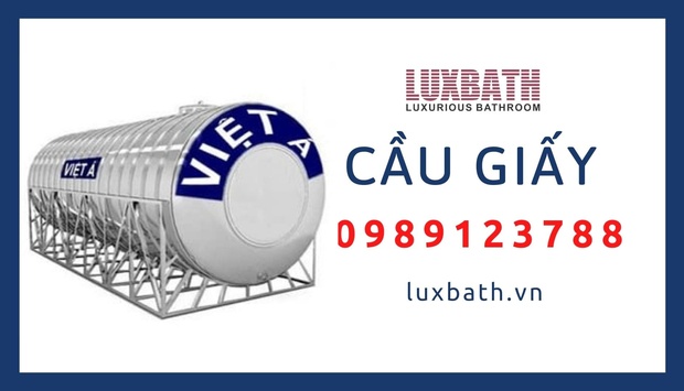 Đại Lý Bồn Nước Inox Việt Á Giá Rẻ Nhất Quận Cầu Giấy, Hà Nội