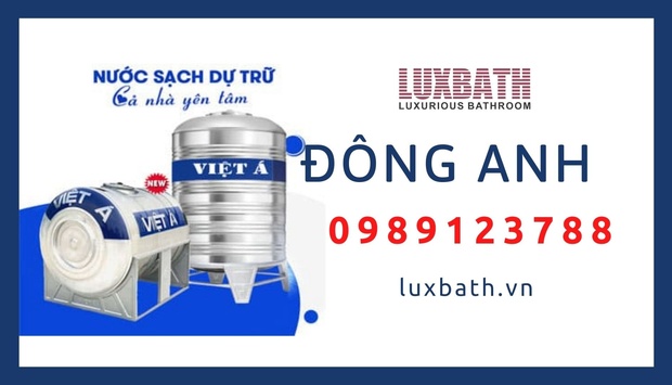 Đại Lý Bồn Nước Inox Việt Á Giá Rẻ Nhất Huyện Đông Anh, Hà Nội