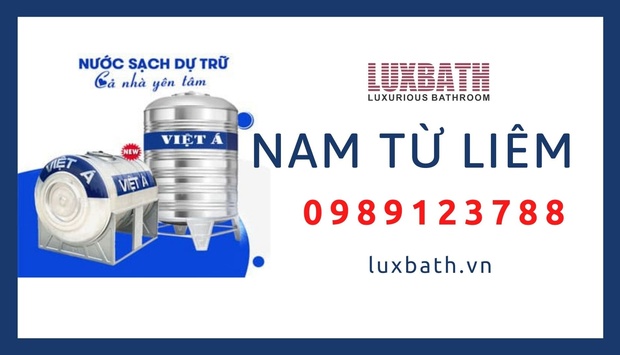 Đại Lý Bồn Nước Inox Việt Á Giá Rẻ Nhất Quận Nam Từ Liêm, Hà Nội