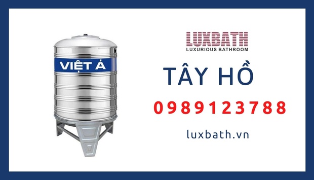 Đại Lý Bồn Nước Inox Việt Á Giá Rẻ Nhất Quận Tây Hồ, Hà Nội