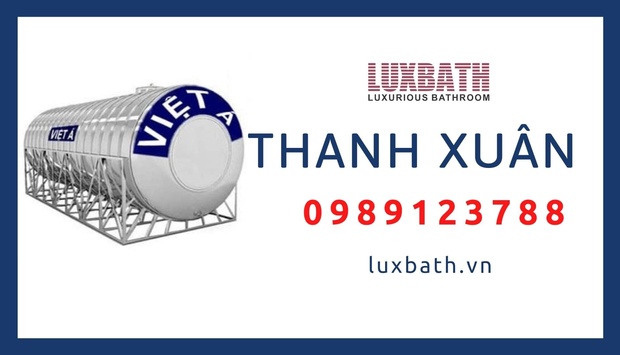 Đại Lý Bồn Nước Inox Việt Á Giá Rẻ Nhất Quận Thanh Xuân, Hà Nội