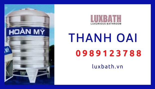 Đại Lý Bồn Nước Inox Hoàn Mỹ Giá Rẻ Nhất Huyện Thanh Oai, Hà Nội