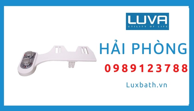 Đại lý vòi rửa vệ sinh thông minh Luva bidet tại Hải Phòng