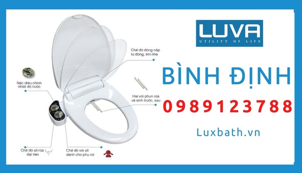 Đại lý vòi rửa vệ sinh thông minh Luva bidet tại Bình Định