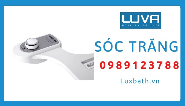 Đại lý vòi rửa vệ sinh thông minh Luva bidet tại Sóc Trăng