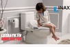 6 mẫu bồn cầu Inax kết hợp với nắp điện tử Inax CW-H18VN bán chạy nhất