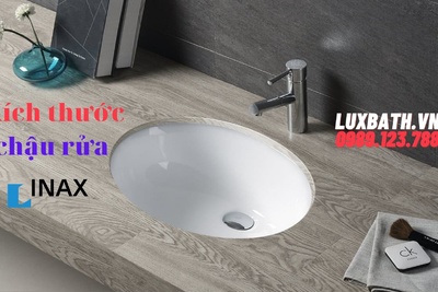 Kích thước chậu rửa mặt Inax cho không gian phòng tắm phù hợp