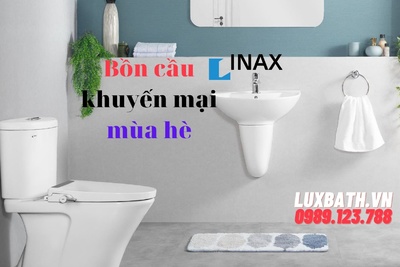 Bồn cầu inax khuyến mãi, giảm giá cực sốc mùa hè 2021