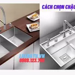 Cách chọn chậu rửa bát chuẩn cho gia đình bạn