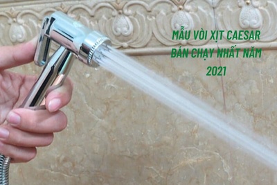Mẫu vòi xịt Caesar bán chạy nhất năm 2021