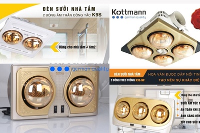 Đèn Sưởi Kottmann chính hãng, giá rẻ cho mọi nhà