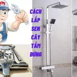 Cách lắp sen cây Inax đúng kỹ thuật, đơn giản tại nhà