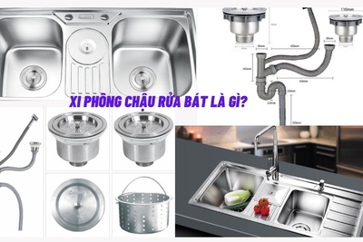 Xi phông chậu rửa bát là gì? Cách lắp xi phông chậu rửa bát đúng kỹ thuật