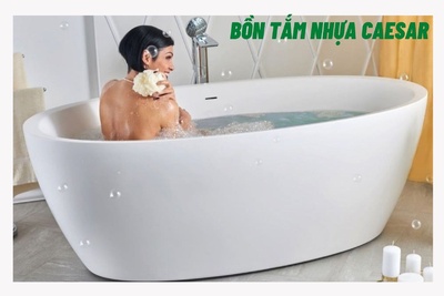 Bồn tắm nhựa Caesar lựa chọn số 1 cho gia đình bạn