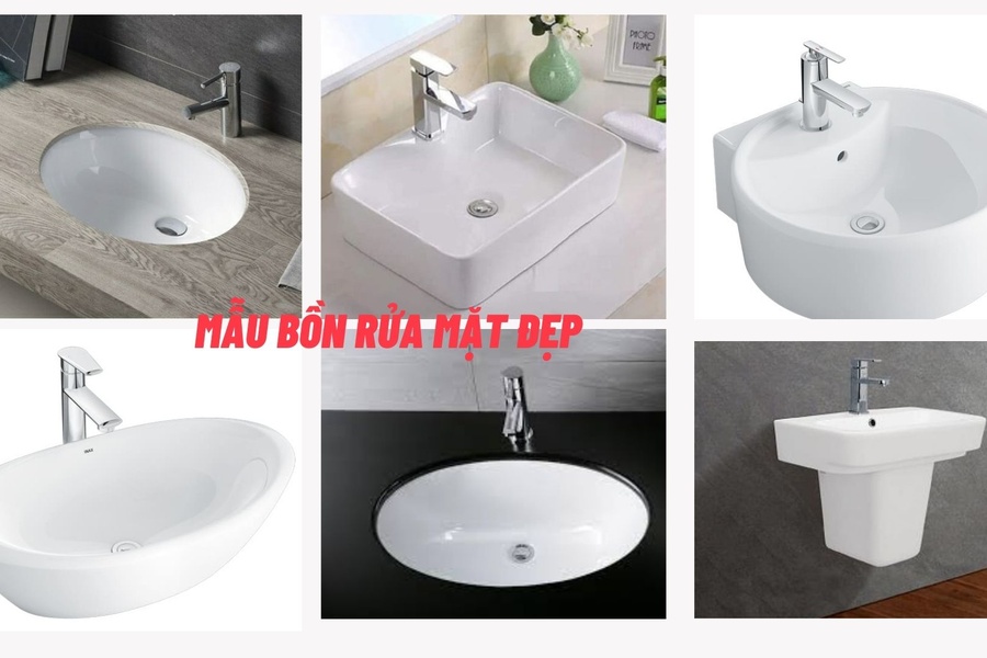 Mẫu bồn rửa mặt đẹp - Điểm nhấn cho không gian phòng tắm