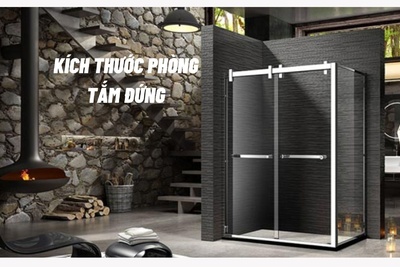 Kích thước phòng tắm đứng tiêu chuẩn hiện nay là bao nhiêu?