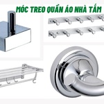 Tổng hợp mẫu móc treo quần áo nhà tắm thông dụng nhất