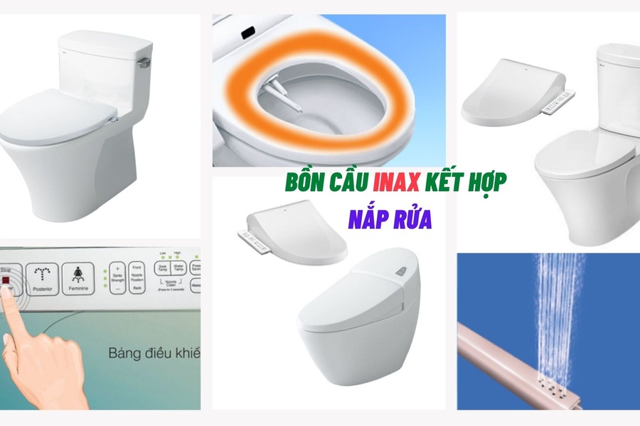 Mua bồn cầu Inax kết hợp nắp rửa tiết kiệm chi phí cho gia đình bạn