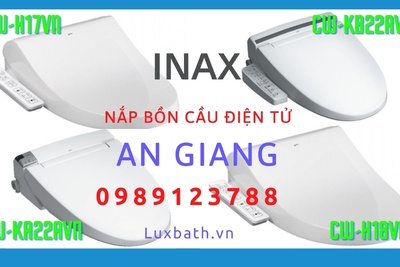 Nắp rửa điện tử Inax cao cấp chính hãng giá rẻ tại An Giang
