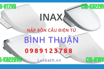 Nắp rửa điện tử Inax cao cấp chính hãng giá rẻ tại Bình Thuận