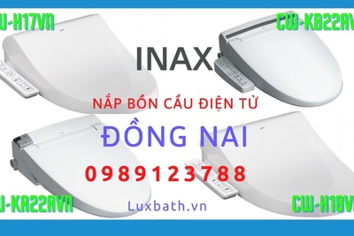 Nắp rửa điện tử Inax cao cấp chính hãng giá rẻ tại Đồng Nai