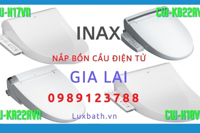 Nắp rửa điện tử Inax cao cấp chính hãng giá rẻ tại Gia Lai