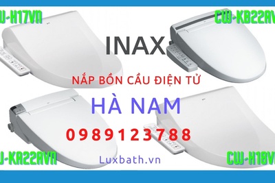 Nắp rửa điện tử Inax cao cấp chính hãng giá rẻ tại Hà Nam