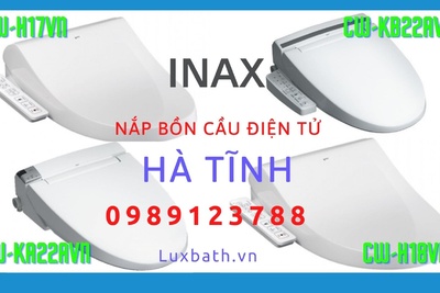 Nắp rửa điện tử Inax cao cấp chính hãng giá rẻ tại Hà Tĩnh