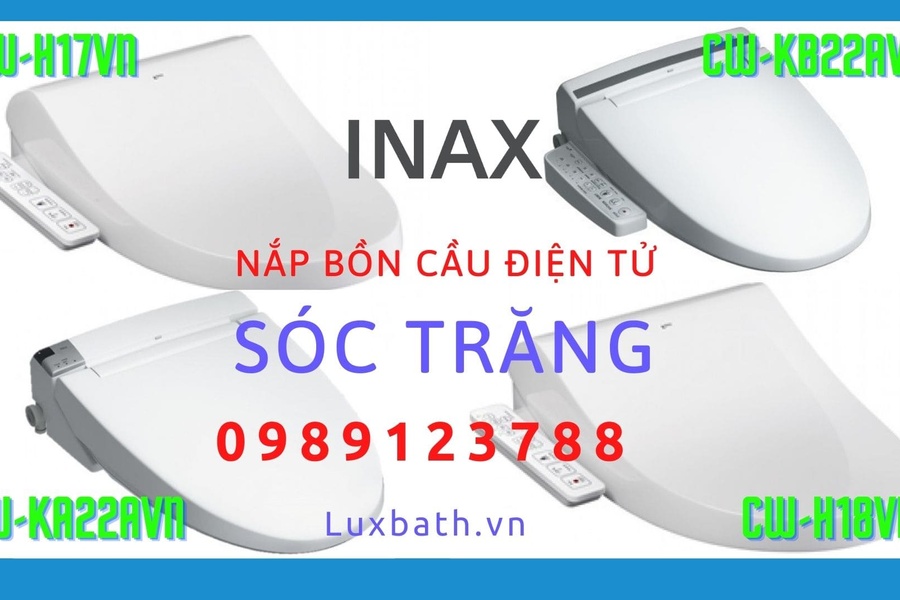 Nắp rửa điện tử Inax cao cấp chính hãng giá rẻ tại Sóc Trăng