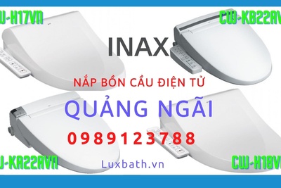 Nắp rửa điện tử Inax cao cấp chính hãng giá rẻ tại Quảng Ngãi