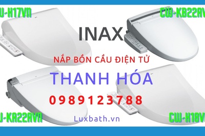 Nắp rửa điện tử Inax cao cấp chính hãng giá rẻ tại Thanh Hóa