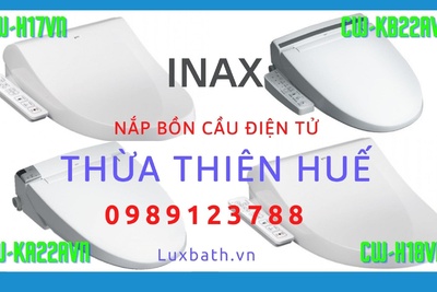Nắp rửa điện tử Inax cao cấp chính hãng giá rẻ tại Thừa Thiên Huế